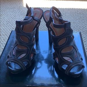 Miss Sixty strapping leather sandals